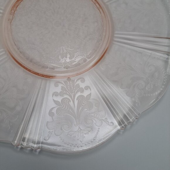 Macbeth Evans Pink Depression Glass American Sweetheart Dinner Plate - Picture 7 of 9